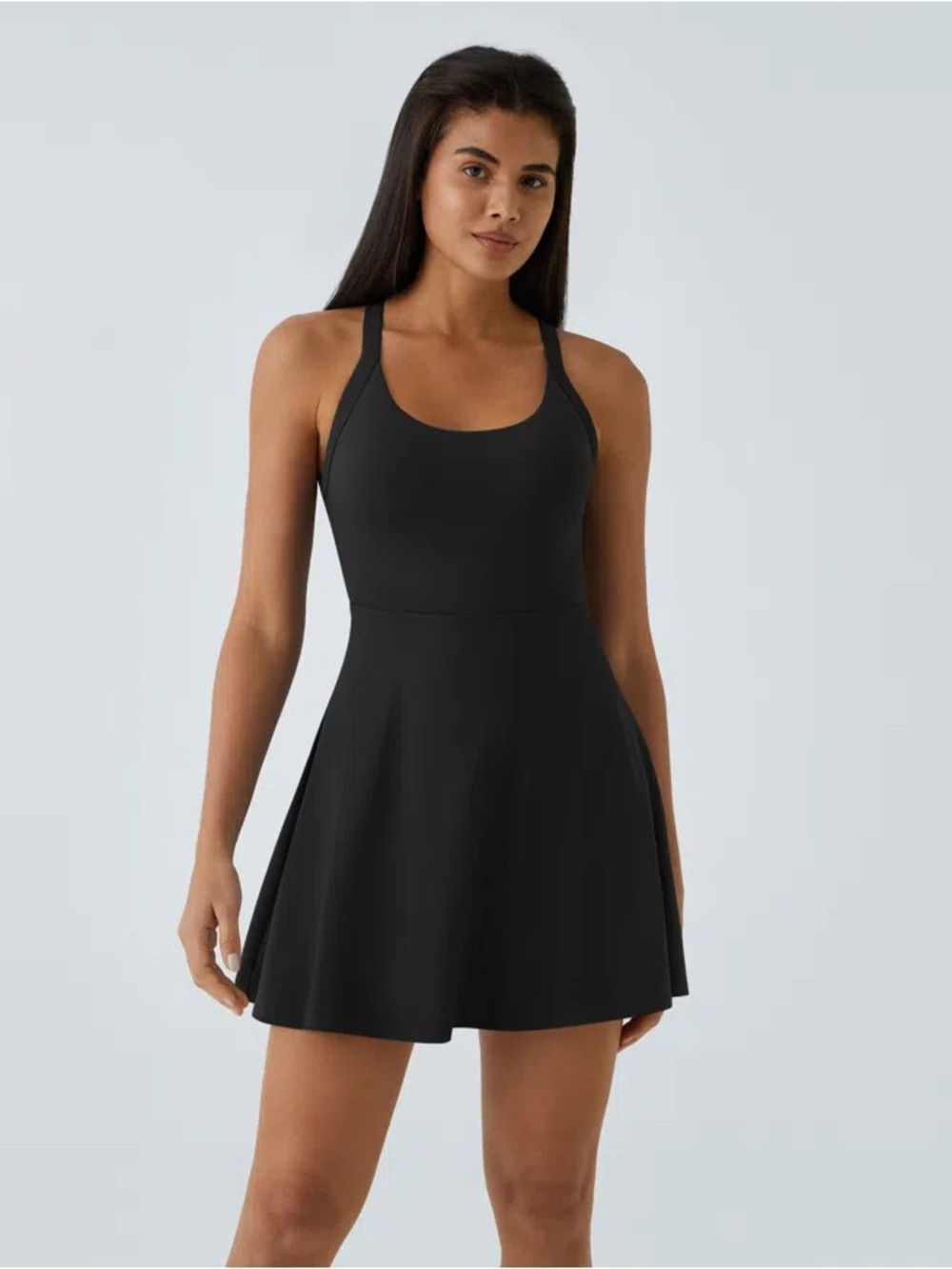 SoftlyZero Airy Backless Twisted InstantCool Dance Active Dress Easy Peezy Edit